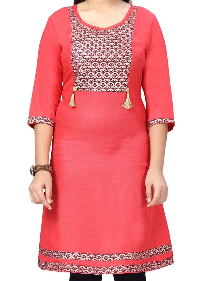 pink cotton kurta legging suit set - 21348914 - Standard Image - 4