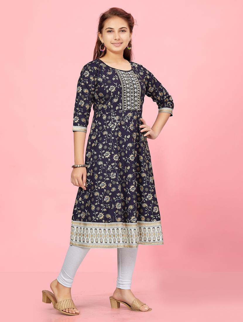 girls top and bottom ethnic wear sets - 21349077 - Standard Image - 1