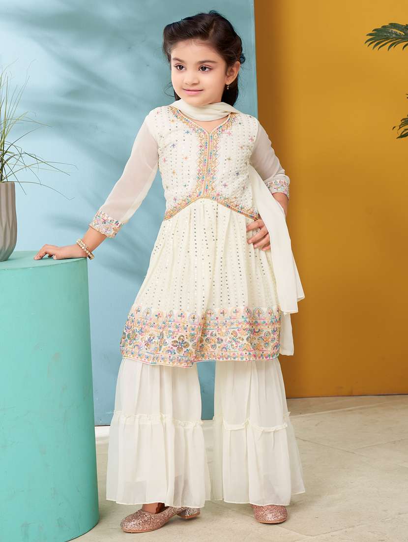 girls top and bottom ethnic wear sets - 21349127 - Zoom Image - 0