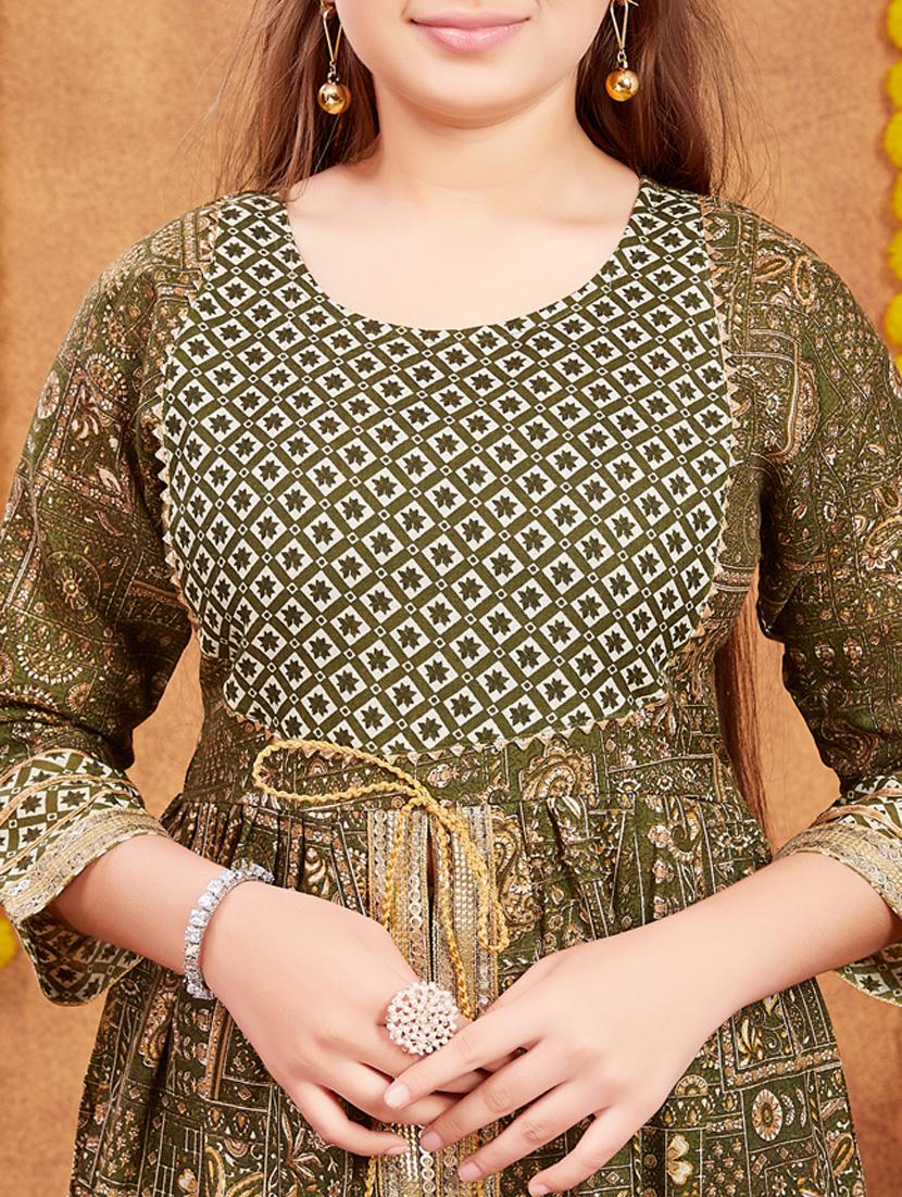 girls top and bottom ethnic wear sets - 21349153 - Standard Image - 4