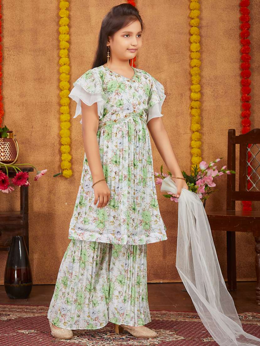 girls top and bottom ethnic wear sets - 21349189 -  Standard Image - 1