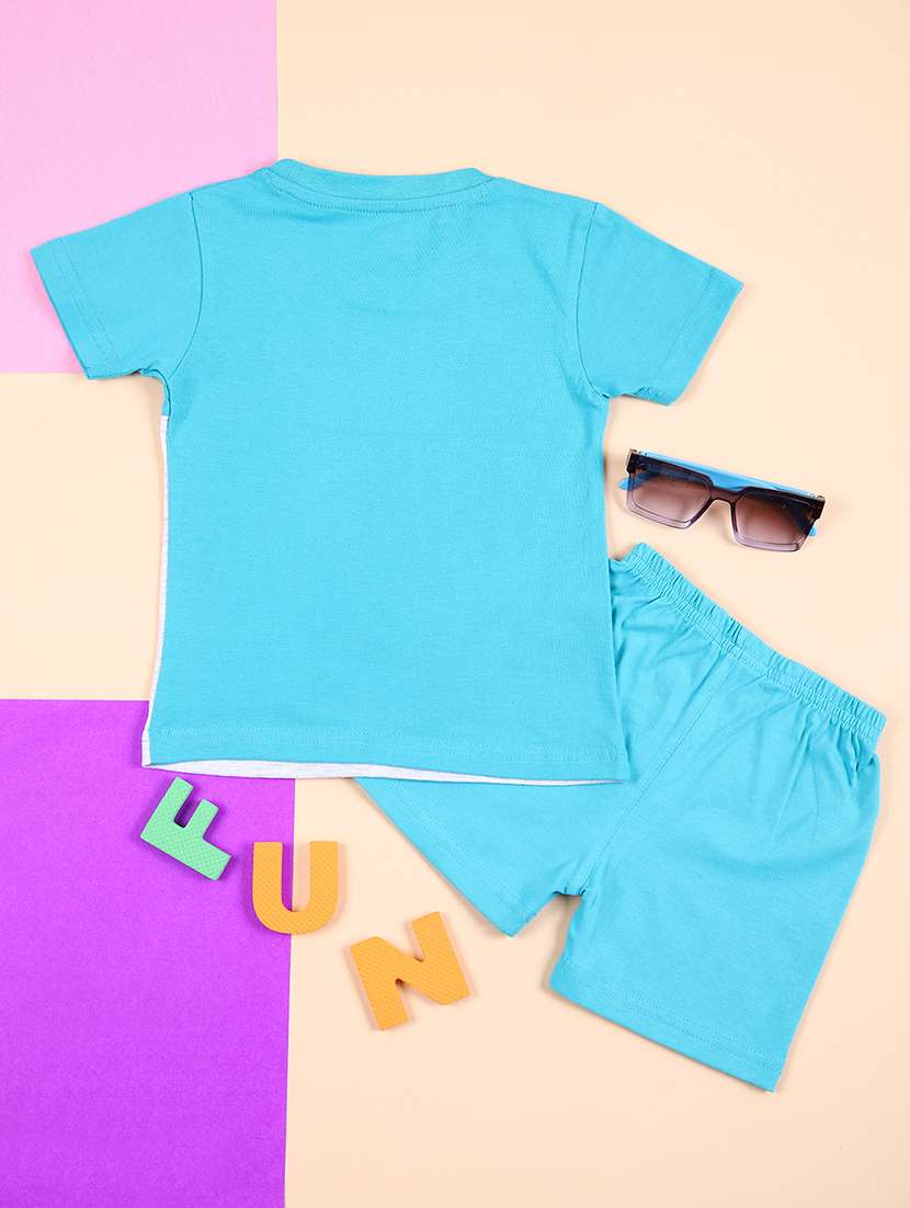 girls printed casual wear short set - 21349598 -  Standard Image - 1