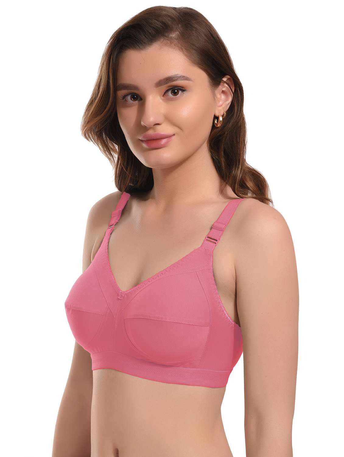 rosewater hosiery minimizer bra - 21349870 -  Standard Image - 1