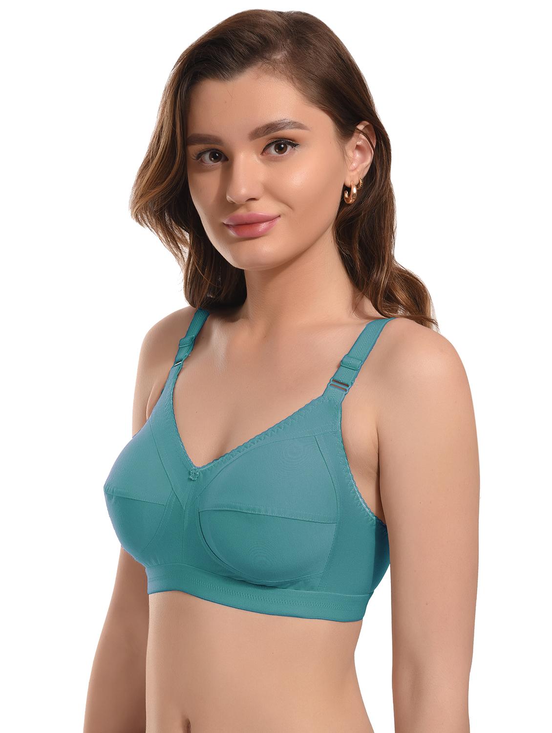 light blue hosiery minimizer bra - 21349872 - Standard Image - 1