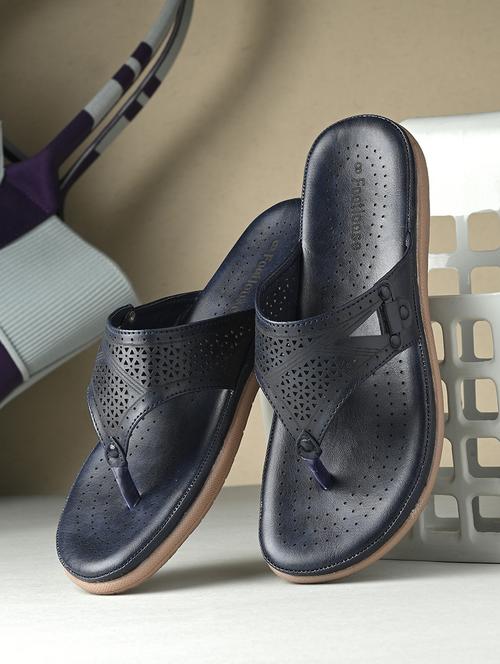 navy blue slip on sandal - 21350197 -  Standard Image - 0