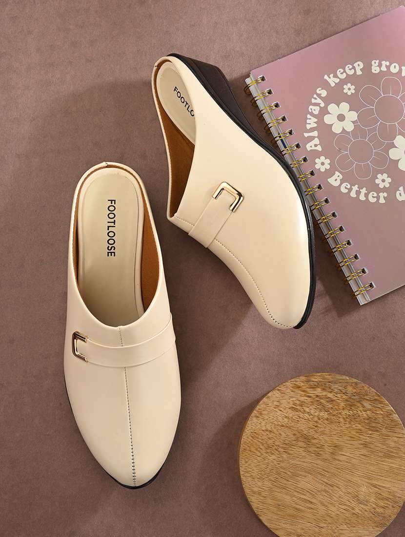 women solid slip on mule - 21350202 - Zoom Image - 0