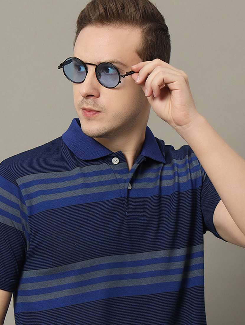 men striped polo t-shirt - 21350388 -  Standard Image - 1