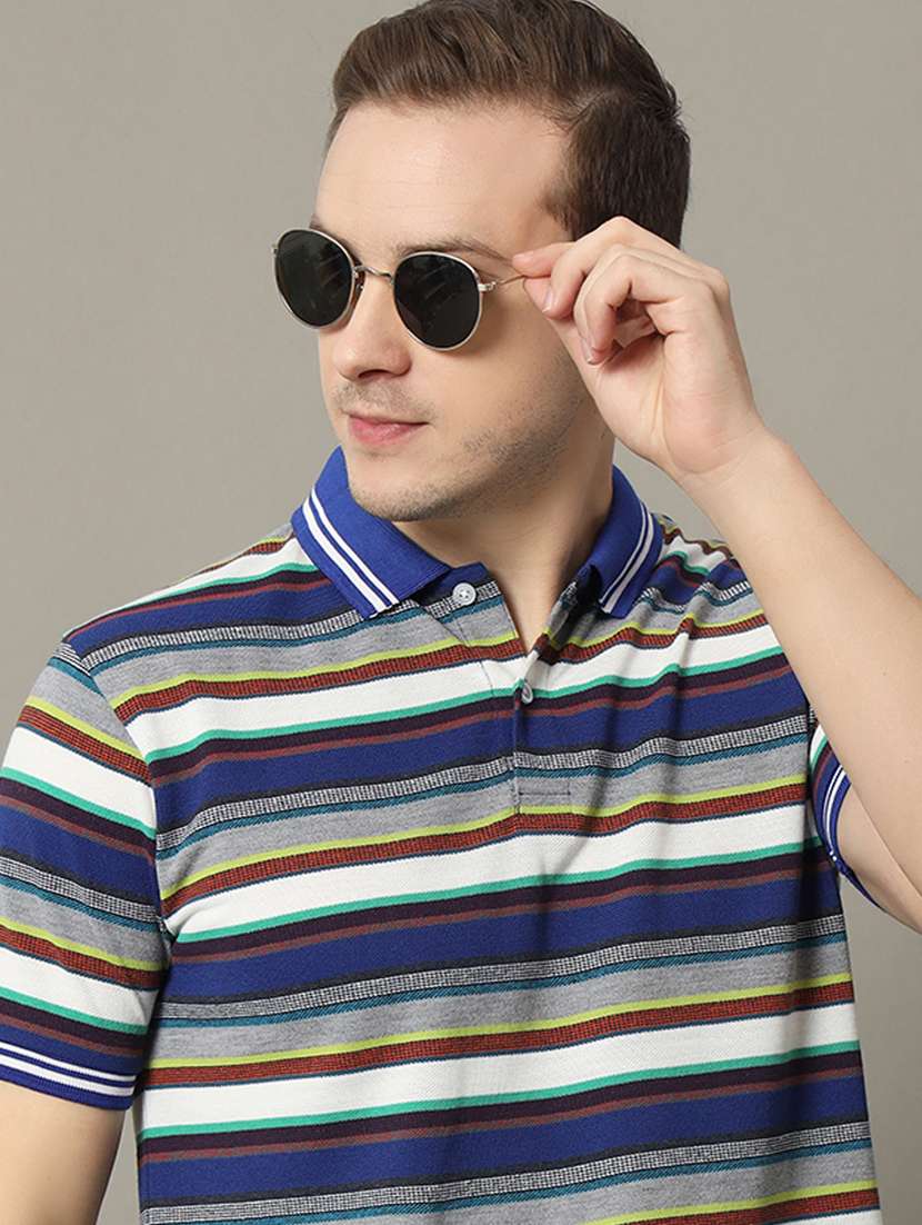 men striped polo t-shirt - 21350392 -  Standard Image - 1
