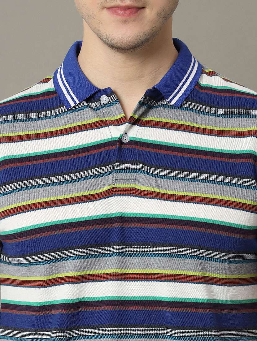 men striped polo t-shirt - 21350392 -  Standard Image - 4