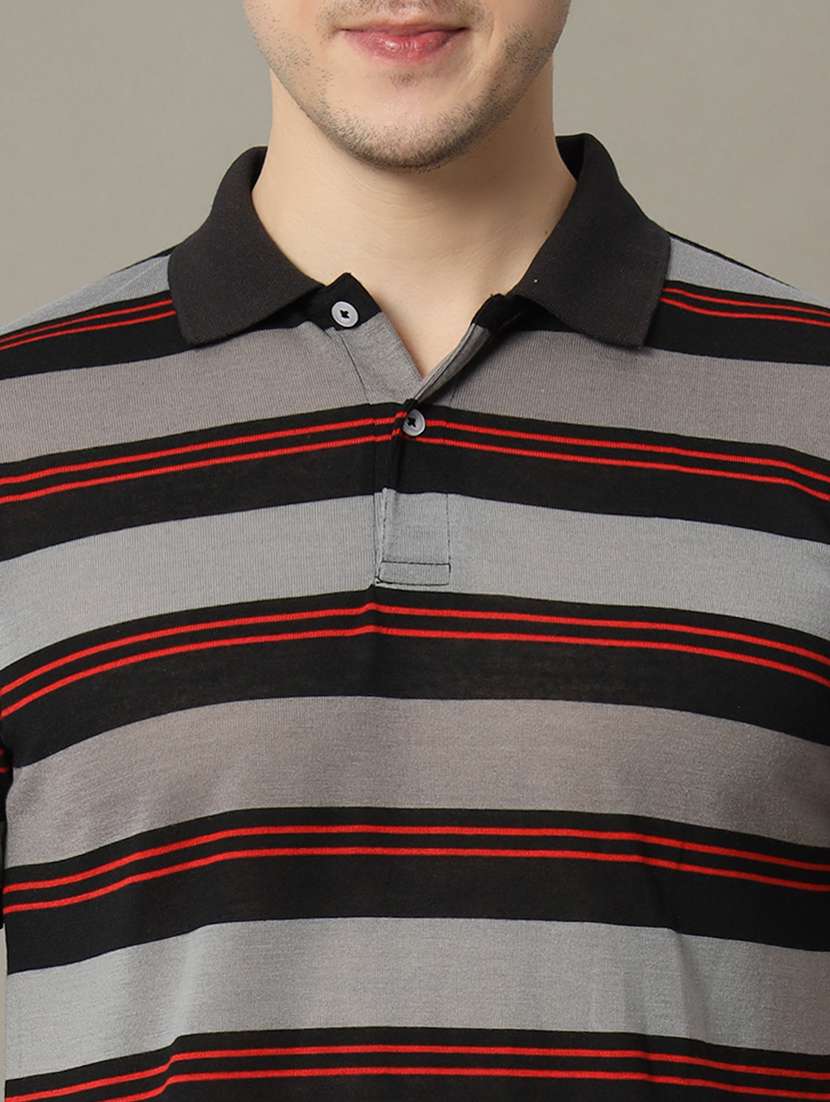 men striped polo t-shirt - 21350393 -  Standard Image - 4