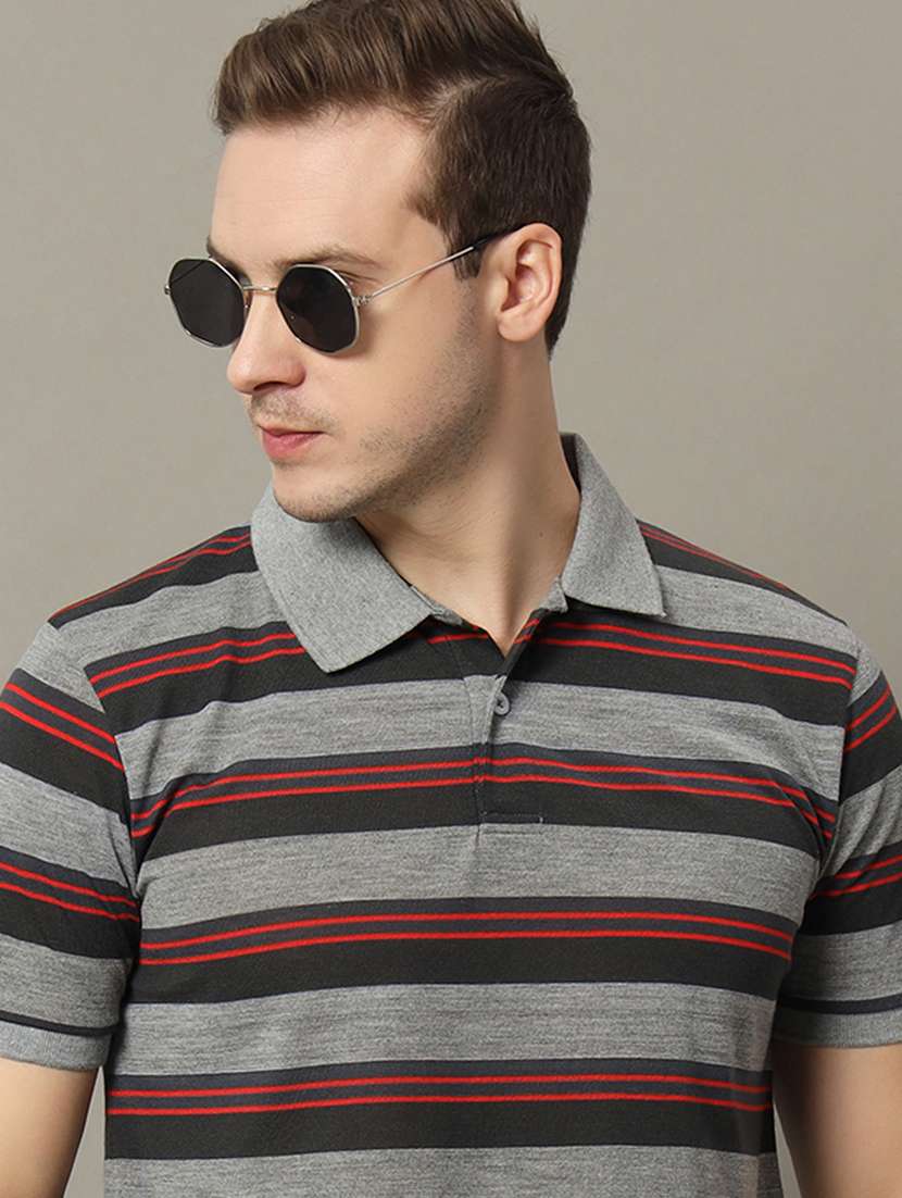 men striped polo t-shirt - 21350397 -  Standard Image - 1