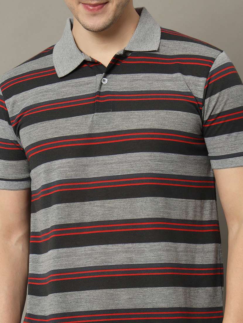 men striped polo t-shirt - 21350397 -  Standard Image - 4