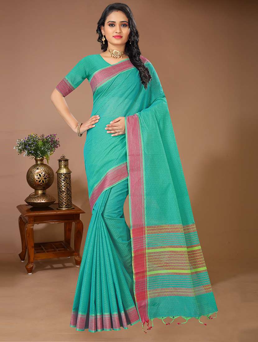 women handloom saree with blouse