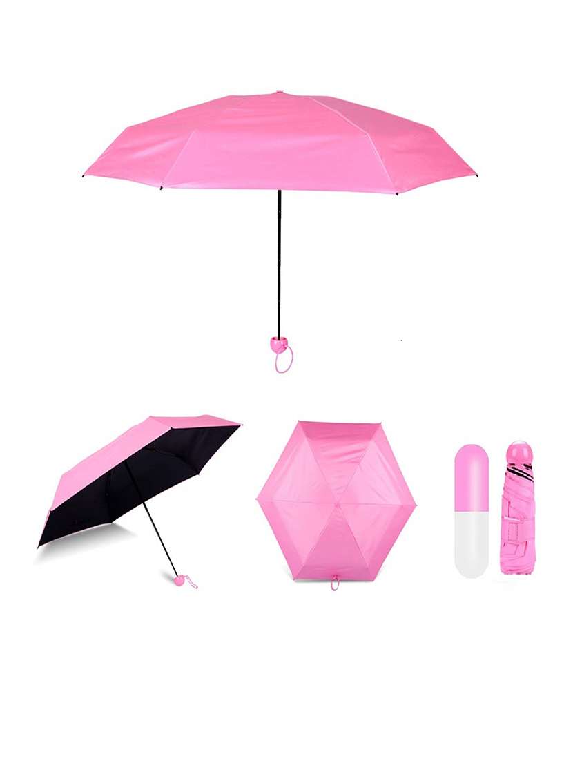 unisex lightweight weatherproof uv protection mini foldable capsule umbrella  