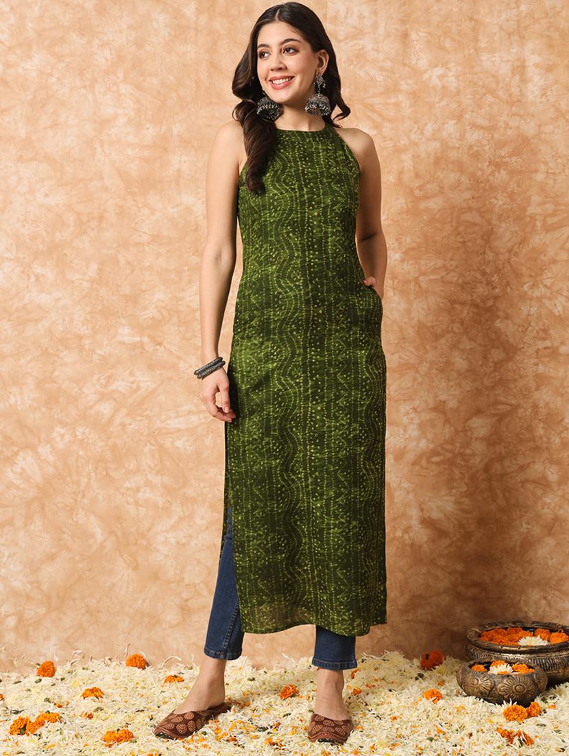 women printed straight kurta - 21351183 -  Zoom Image - 0