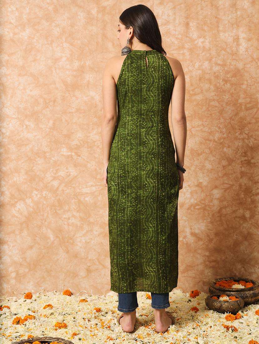 women printed straight kurta - 21351183 -  Standard Image - 4