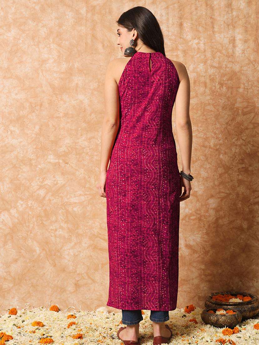 women printed straight kurta - 21351184 -  Standard Image - 4