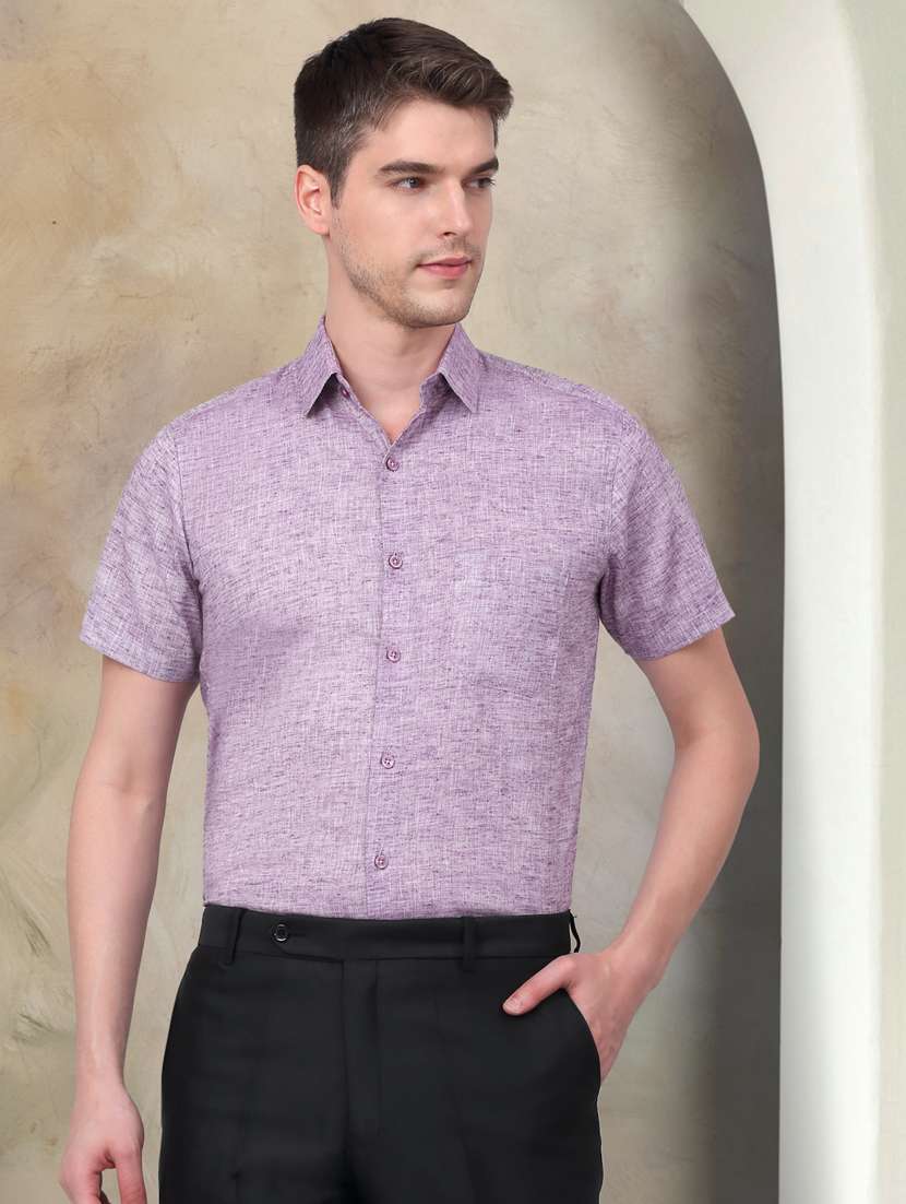 men short sleeves formal shirts