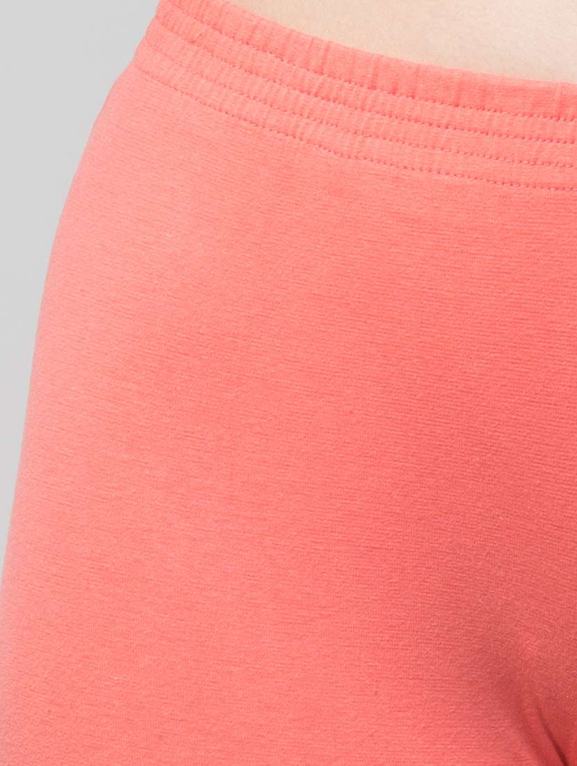 women's solid mid rise active wear shorts - 21352569 - Standard Image - 4
