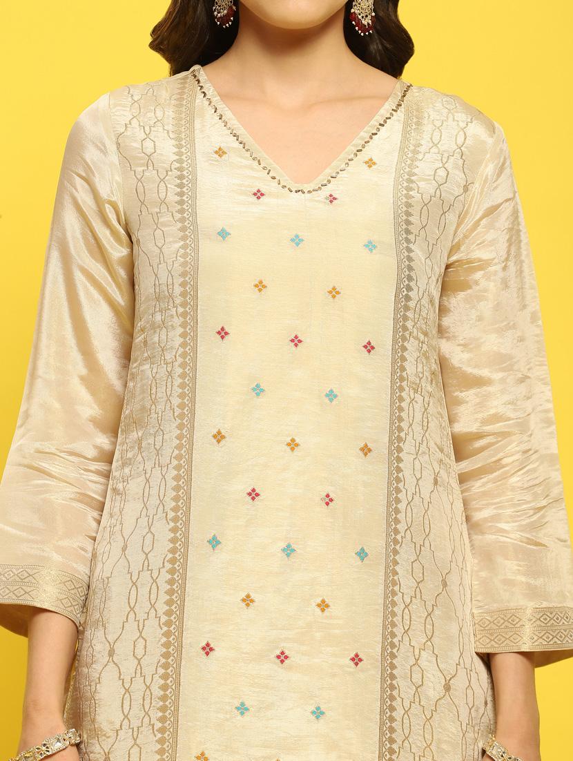 women self design kurta pant set with dupatta - 21353696 - Standard Image - 6