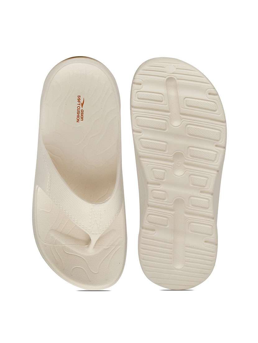 off white pvc flip flops - 21353758 - Standard Image - 4