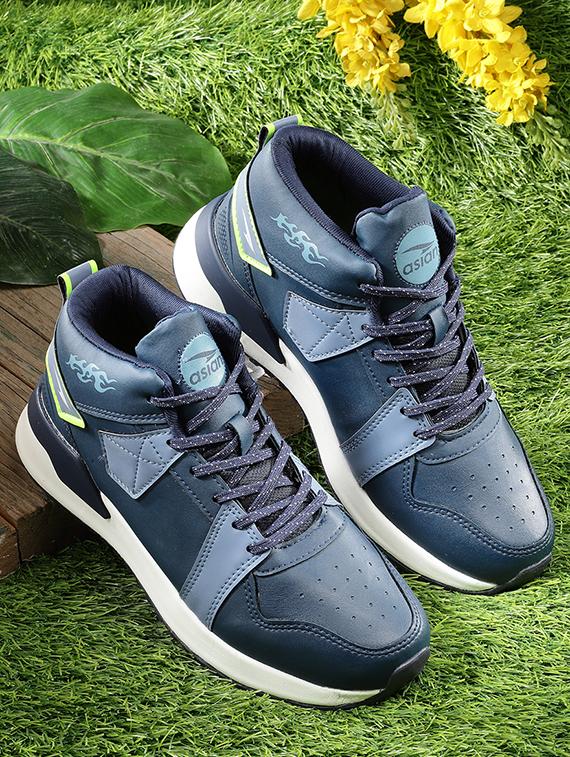 men blue lace up sneaker - 21353775 - Zoom Image - 0