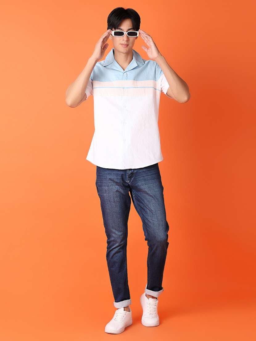 men mid rise plain slim fit jean - 21353932 -  Standard Image - 4