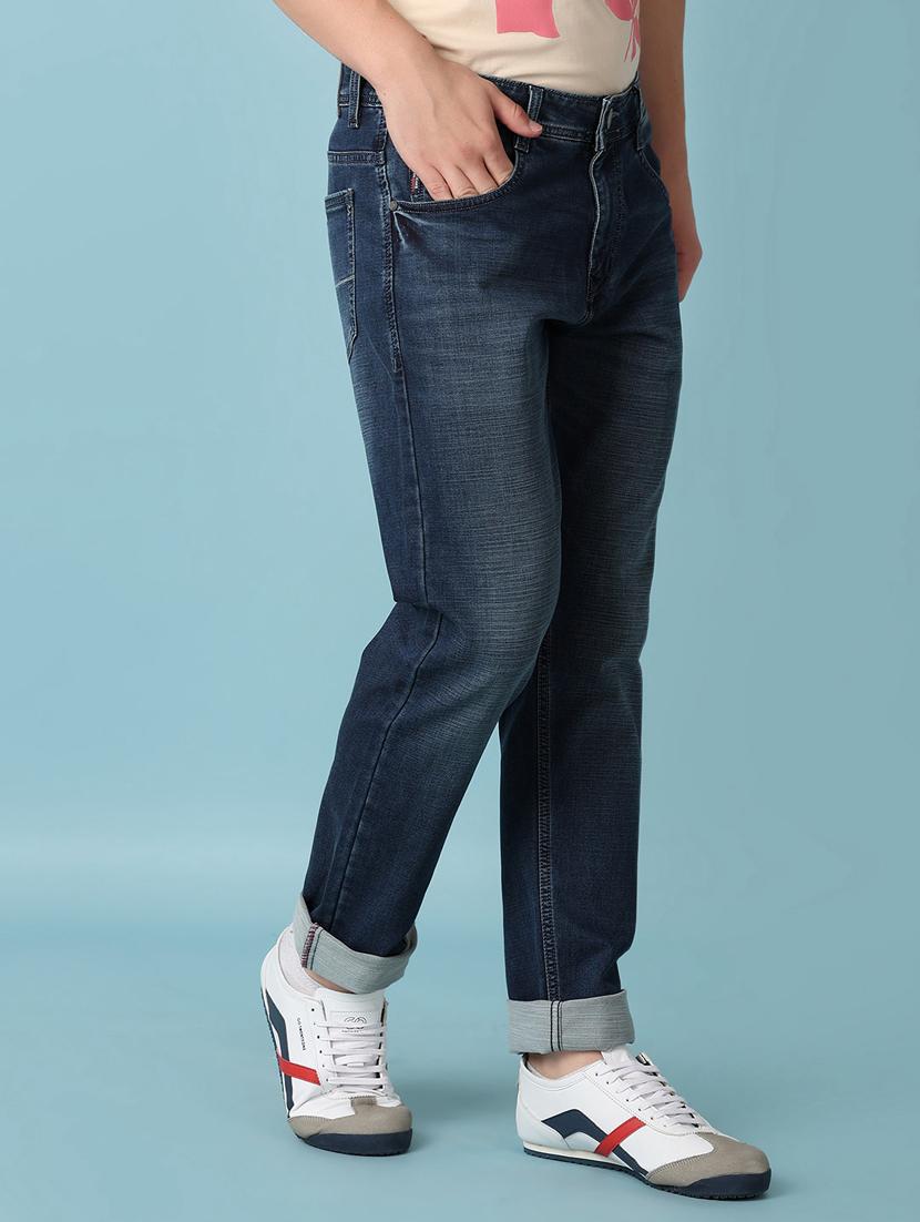 men mid rise plain slim fit jean - 21353935 - Standard Image - 1