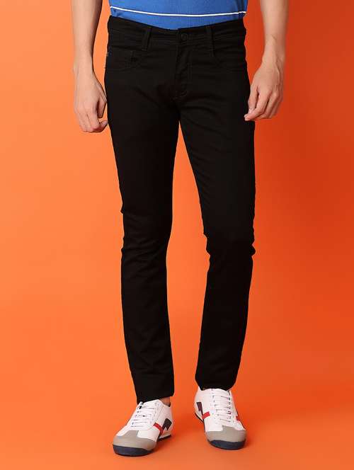 men mid rise plain jeans - 21353962 - Standard Image - 0