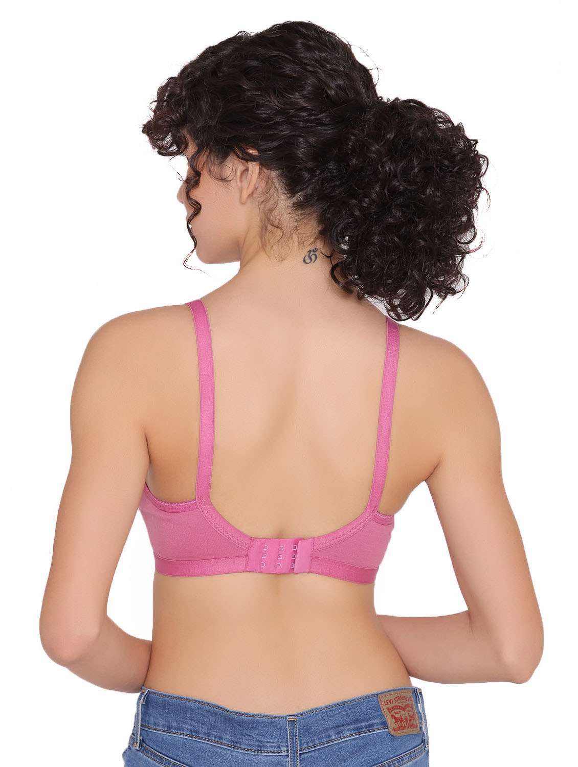 women pack of 3 cotton regular bra - 21354035 -  Standard Image - 4