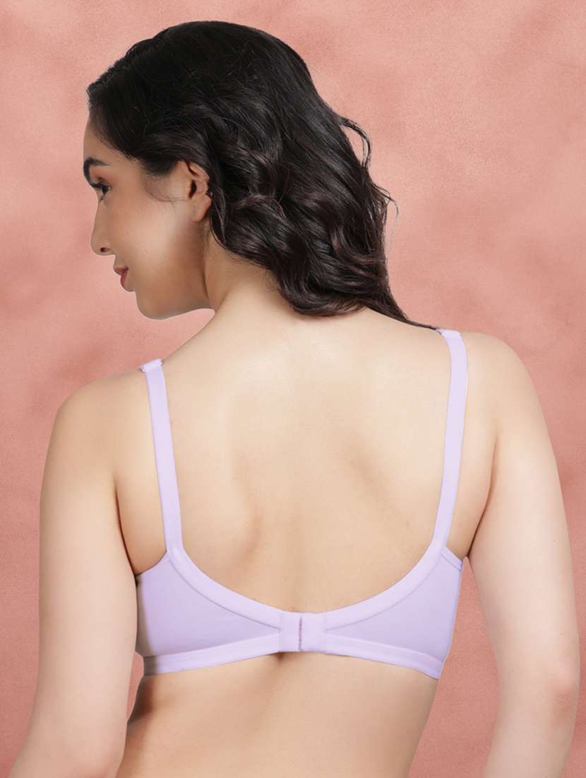 women pack of 2 solid regular bra - 21354478 -  Standard Image - 4