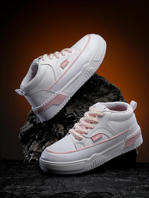white lace-up sneaker - 21354557 - Standard Image - 0