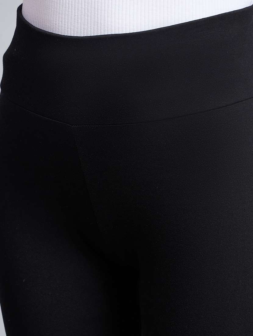 women solid mid rise legging - 21354630 -  Standard Image - 4