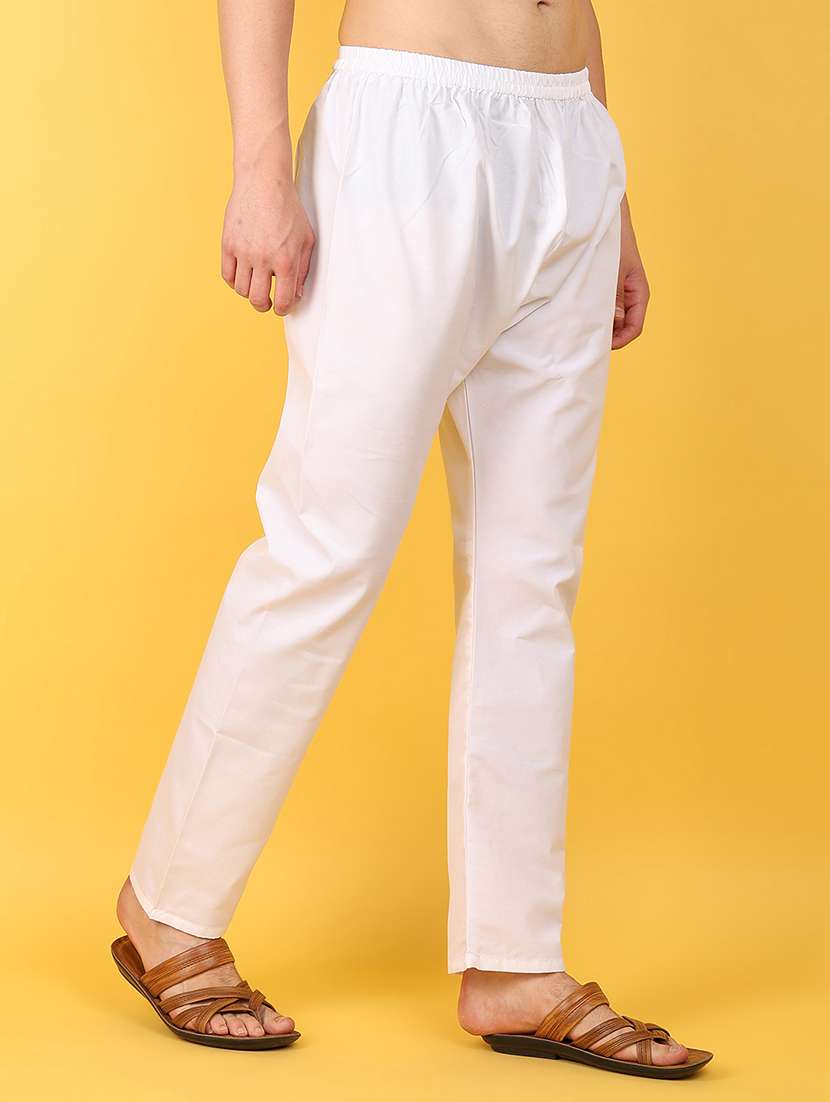 men mid rise solid pyjama - 21354781 -  Standard Image - 1