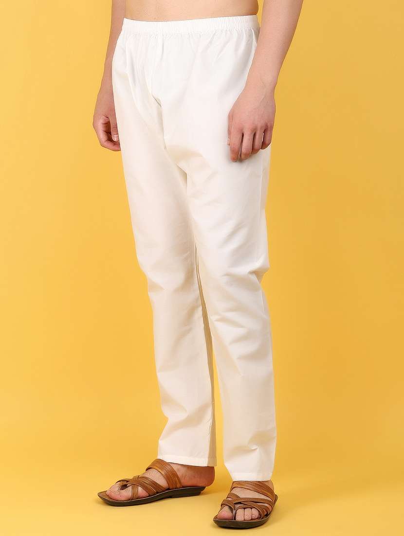 men mid rise solid pyjama - 21354784 -  Standard Image - 1