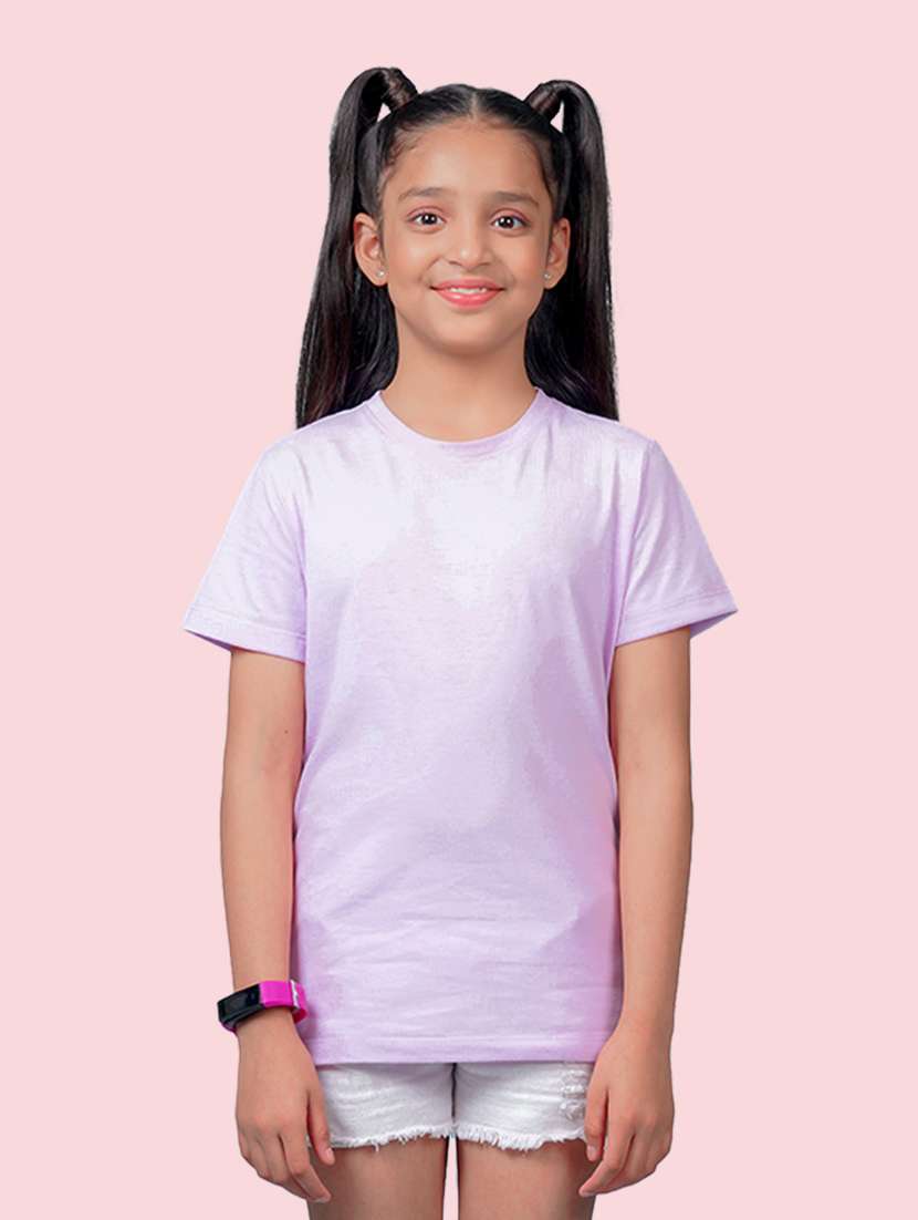 girl solid multi colored tee combo - 21355066 -  Standard Image - 1