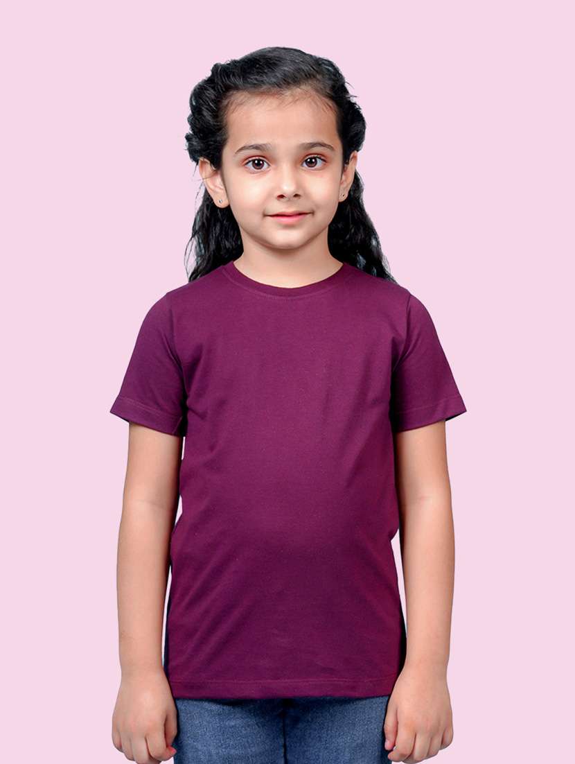 girl solid multi colored tee combo - 21355073 - Standard Image - 1