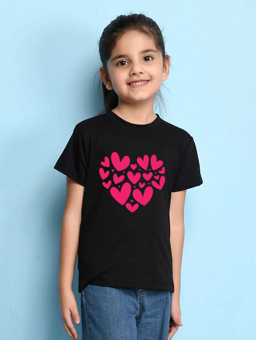 girl front printed multi colored tee combo - 21355084 -  Standard Image - 1