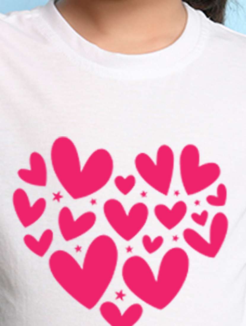 girl front printed multi colored tee combo - 21355085 - Standard Image - 4