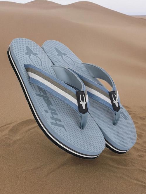light blue synthetic toe separator flip flops - 21356030 - Standard Image - 0