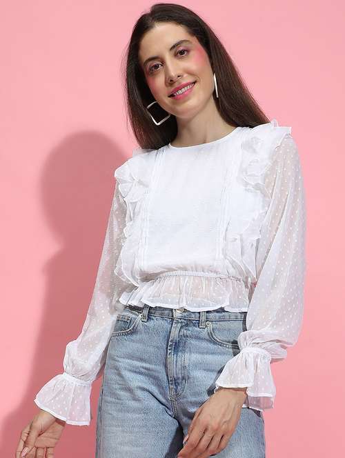 women white self-designed regular top - 21356436 - Standard Image - 0