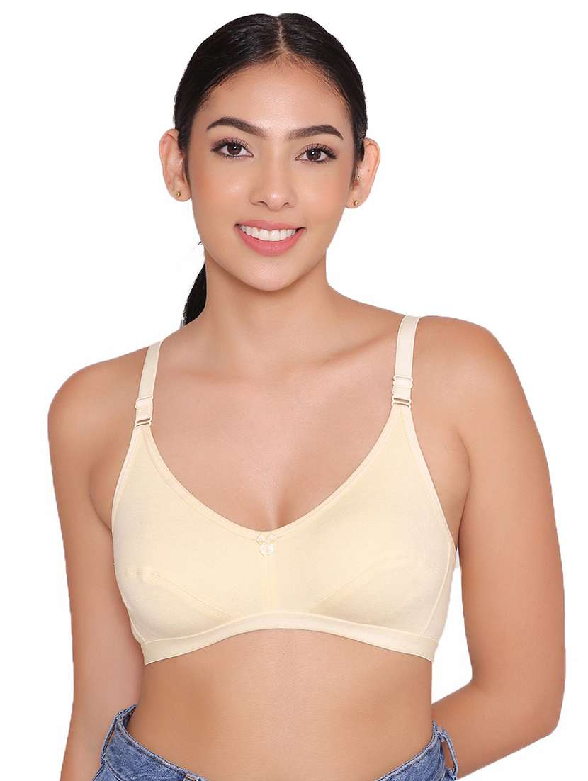 women multicolored solid set of 2 regular bra - 21357026 -  Standard Image - 1