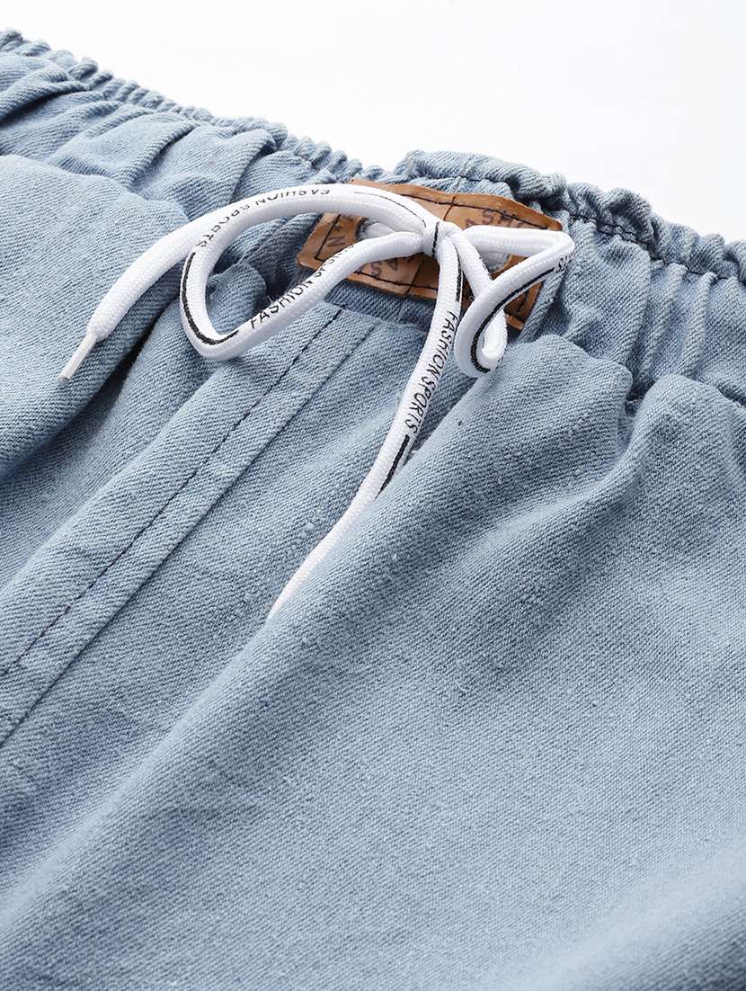 blue denim joggers - 21357328 -  Standard Image - 4