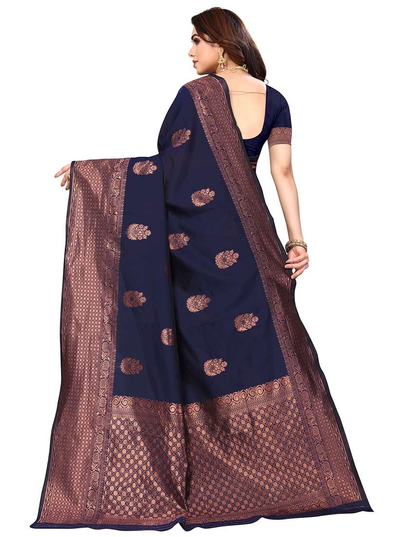 women self design banarasi saree with blouse - 21358943 - Standard Image - 1