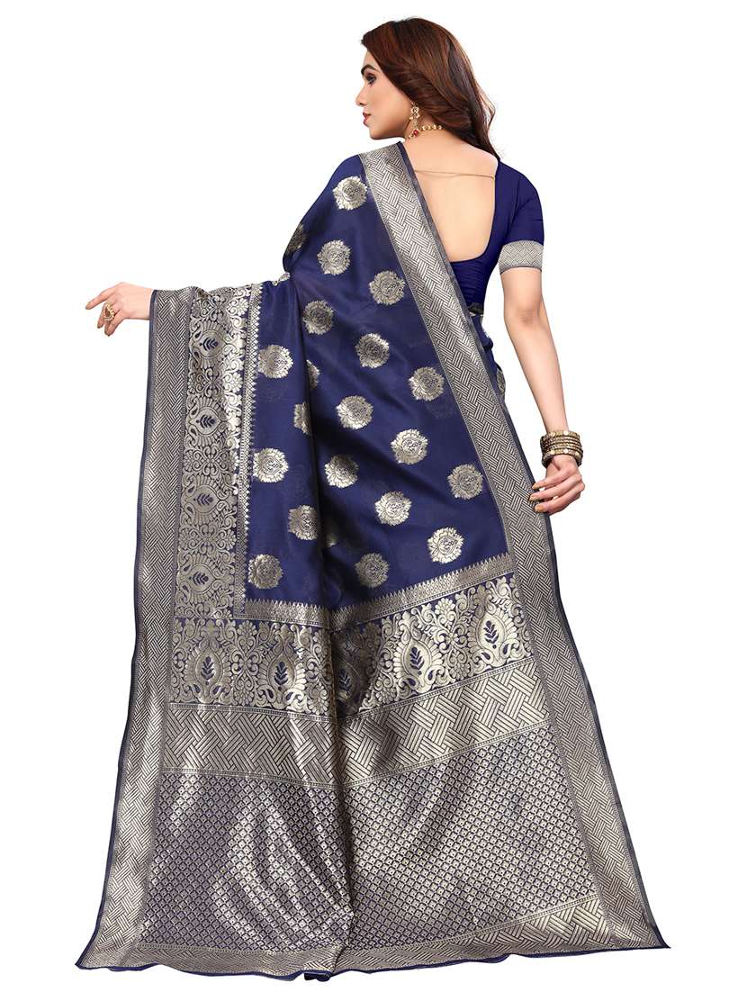 women self design banarasi saree with blouse - 21358950 - Standard Image - 1