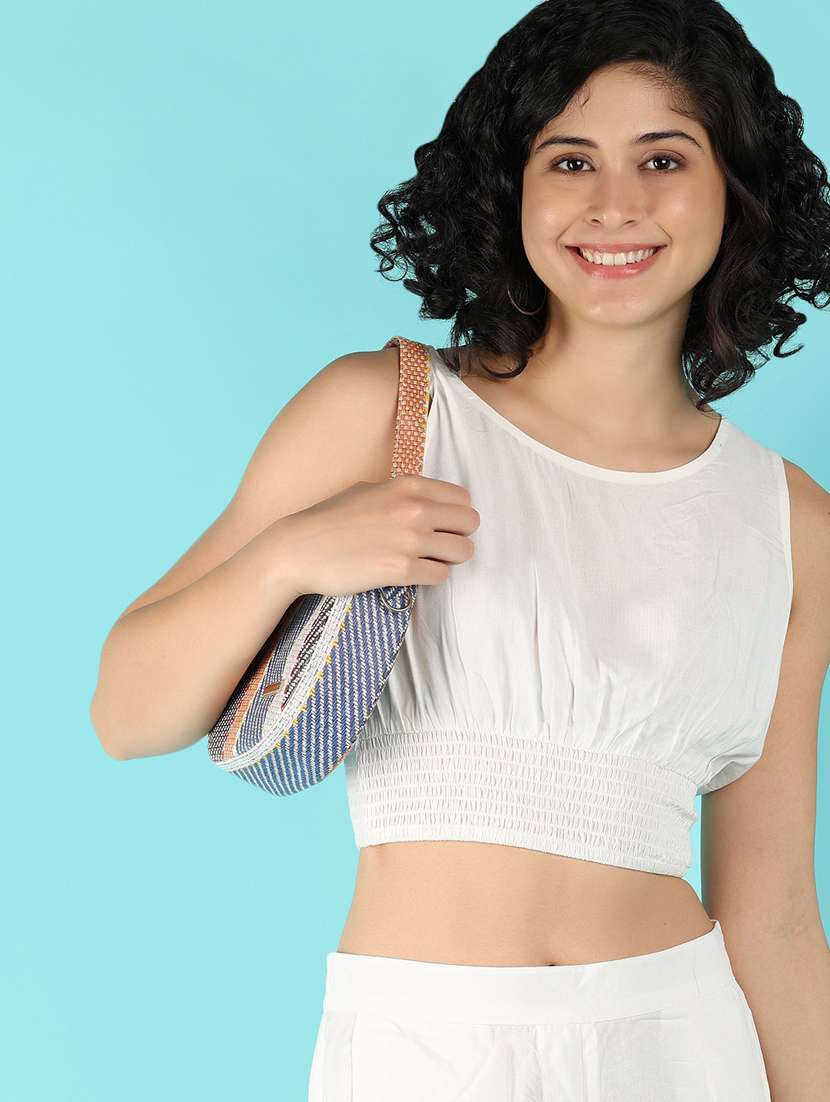 women solid top and trouser co-ord set - 21359145 -  Standard Image - 4