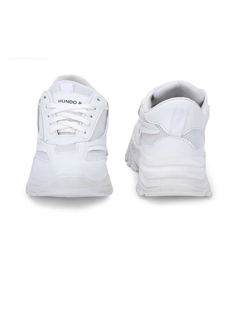 women white lace-up sneaker - 21359309 -  Standard Image - 4