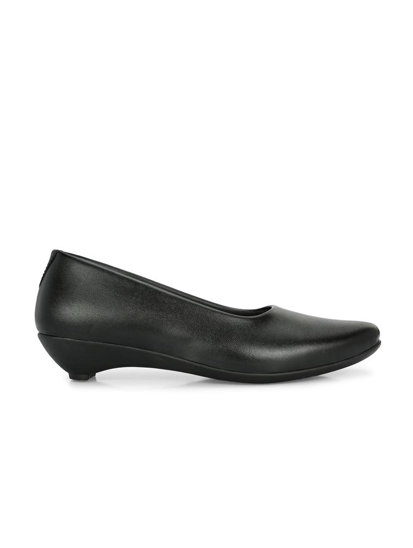 women black slip on formal shoes - 21359310 - Standard Image - 1