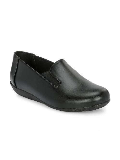 women black slip on formal shoe - 21359312 - Standard Image - 0