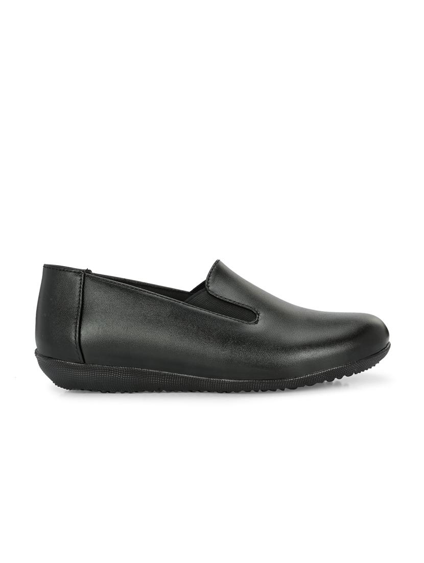 women black slip on formal shoe - 21359312 - Standard Image - 1